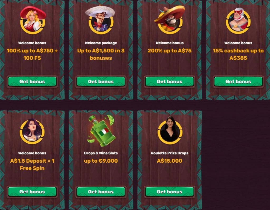 5Gringos Bonus