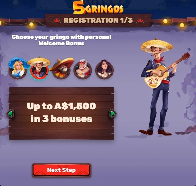 Μπόνους καζίνο 5Gringos