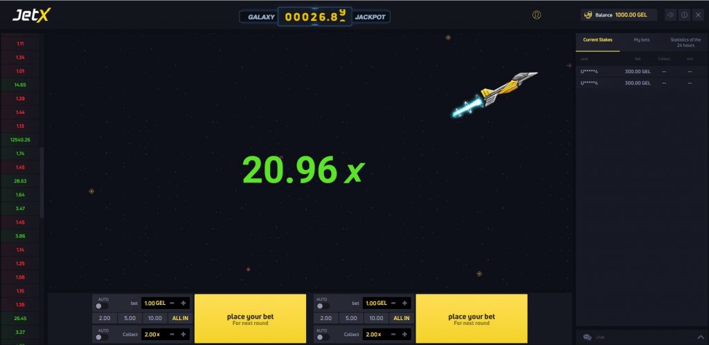 JetX Demo Game JetX Demo Game