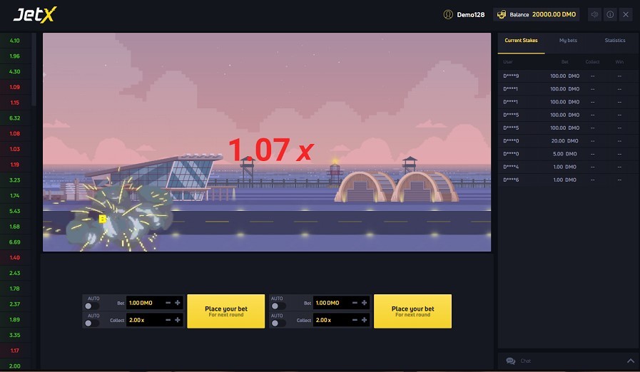 22Bet JetX játék