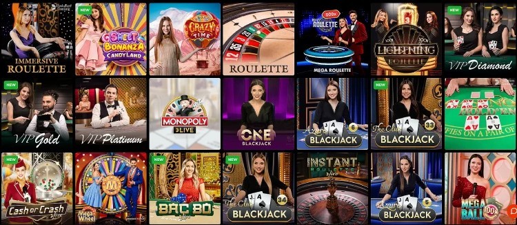 Live Dealer Casino Games Juegos de casino con crupier en vivo