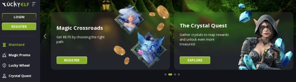 Lucky Elf Casino Sign Up